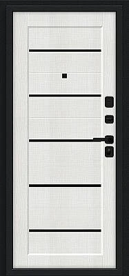 Борн/SBlack (цвет Букле черное/Bianco Melinga)