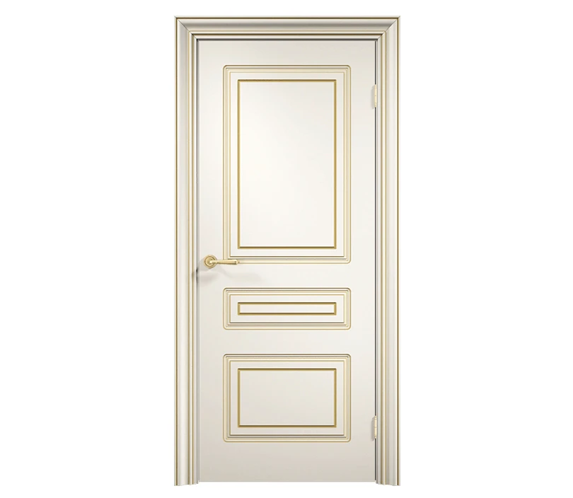 Дверь межкомнатная глухая Милан ДГ3 с патиной бежевая