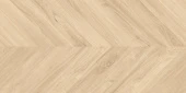 Wood Royal Almond Chevron Керамогранит бежевый 60х120 матовый карвинг