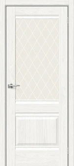 Прима-3 (цвет Bianco Veralinga / стекло White Сrystal)