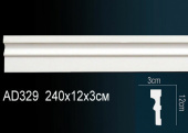 Молдинг гладкий AD329