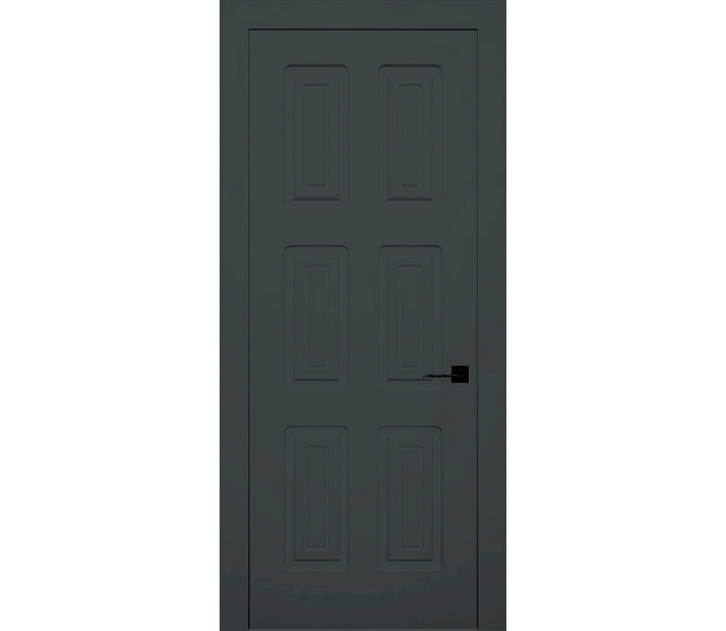 Дверь межкомнатная глухая Милан ДГ9 графит
