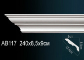 Карниз гладкий AB117
