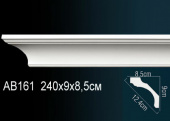 Карниз гладкий AB161