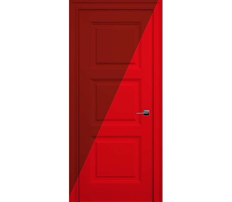 Дверь межкомнатная глухая Савона ДГ6 двухцветная