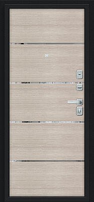 Лайн/BChrome (цвет Букле черное/Cappuccino Melinga)