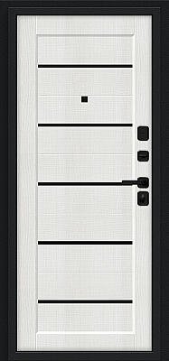 Борн/SBlack (цвет Букле черное/Bianco Melinga)