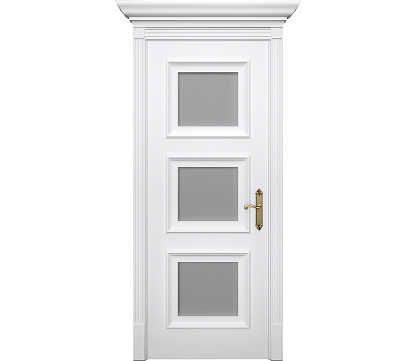 Дверь межкомнатная со стеклом Неаполь ДО6