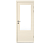 Влагостойкая дверь ПВХ EtaDoor с окном кремовая одностворчатая с алюминиевой кромкой